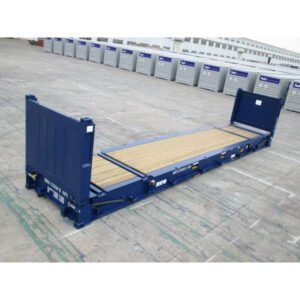 Neuer 40-Fuß-Flatrackcontainer