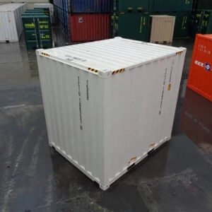 Weißer 10-Fuß-High-Cube-Seecontainer – neu