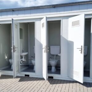 XXL Toilettencontainer mit 8 Kabinen für Veranstaltungen